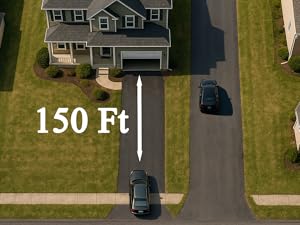 Arrive to an open garage, day or night.