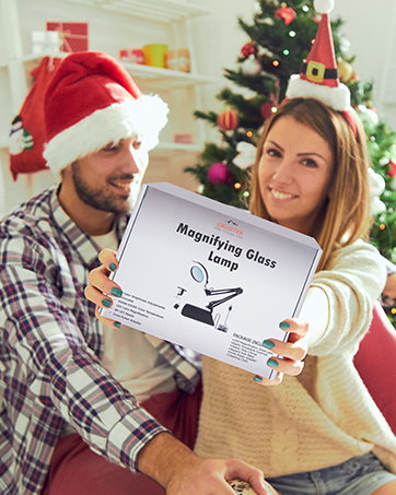 magnifying glass with light and stand, lighted magnifying glass