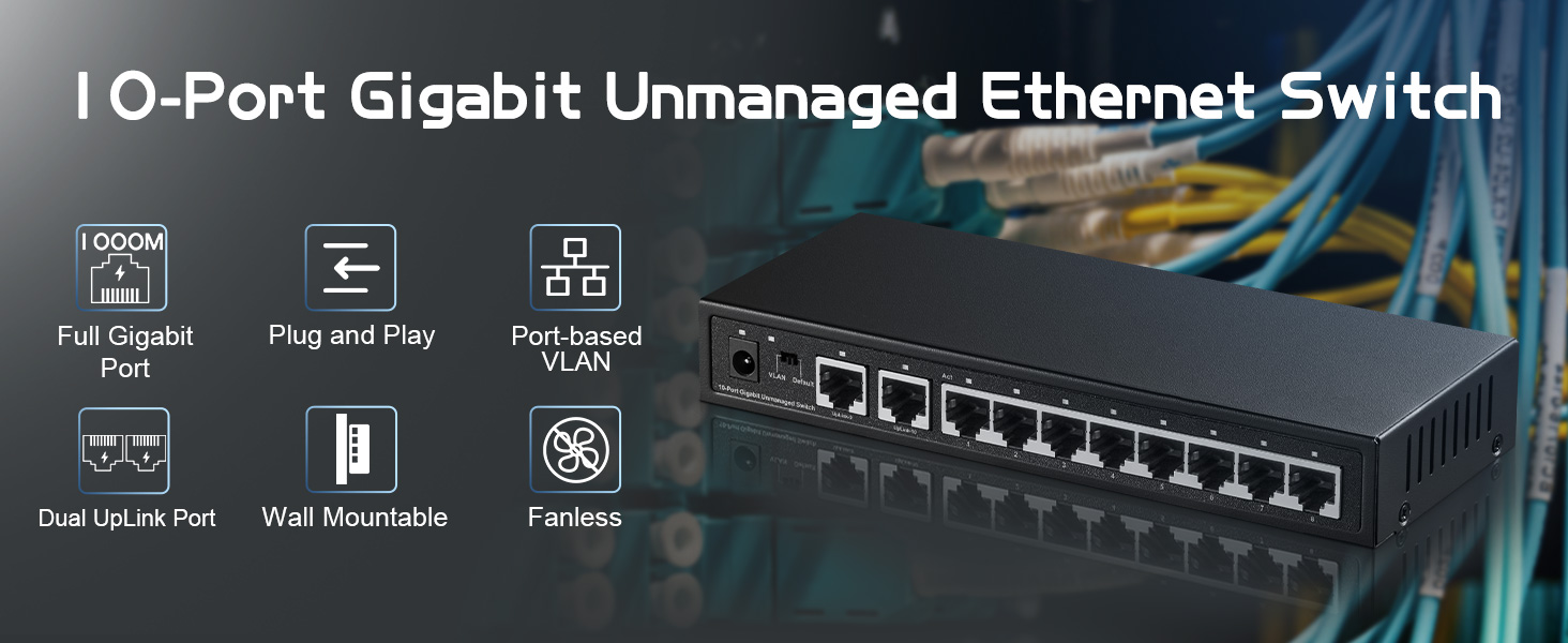10-Port Gigabit Ethernet Switch