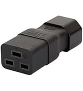 Strhowill IEC320 Male C14 to Female C19 AC Adapter, 15A/250V, 10A/200V, 3000W