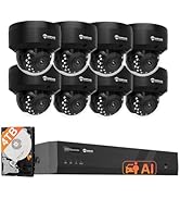Anpviz 16 Channel 8MP PoE Security Camera System, 12MP 4K 16CH NVR with 4TB HDD and 8X 8MP Wired ...
