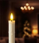 Rechargeable flameless pillar candles