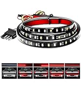 Nilight 48”/49” LED Tailgate Light Strip 90 LED Red/White for Running Light Brake / Turn Signal /...