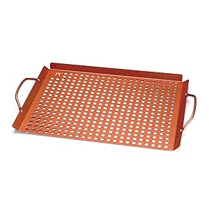 Non-Stick Copper Grill Pan, 11&amp;amp;amp;#34;x17&amp;amp;amp;#34;