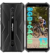 Ulefone Armor X12 Pro Unlocked Rugged Smartphone, MTK Helio G36 8GB+64GB Mobile Phone, 13MP+8MP C...