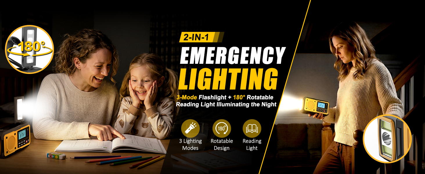 emergency radio; weather radio; hand crank radio; NOAA weather radio; emergency weather radio