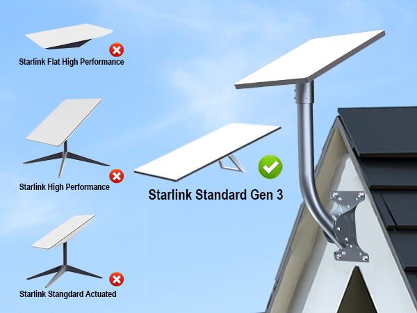 Starlink V3 Wall Mount