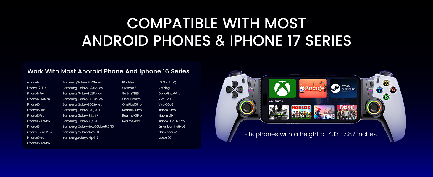 mobile gaming controller