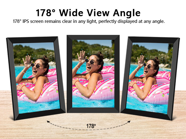 32GB FRAMEO 10.1 Inch Smart WiFi Digital Photo Frame