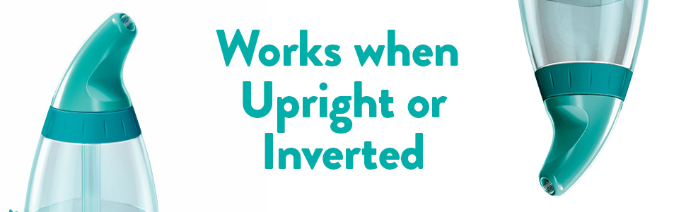 Works when Upright or Inverted
