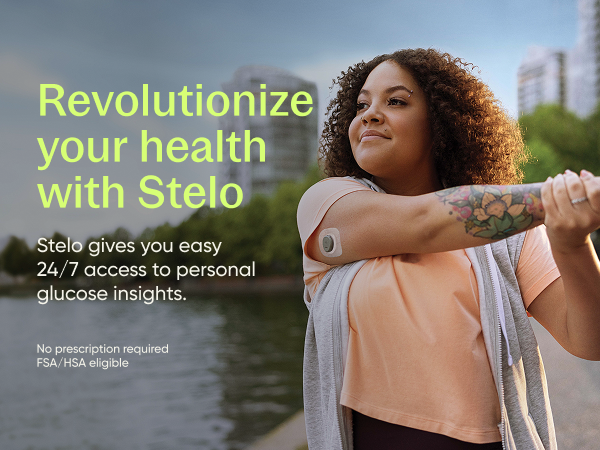 Revolutionize your health with Stelo, 24/7 access to personal glucose insights.