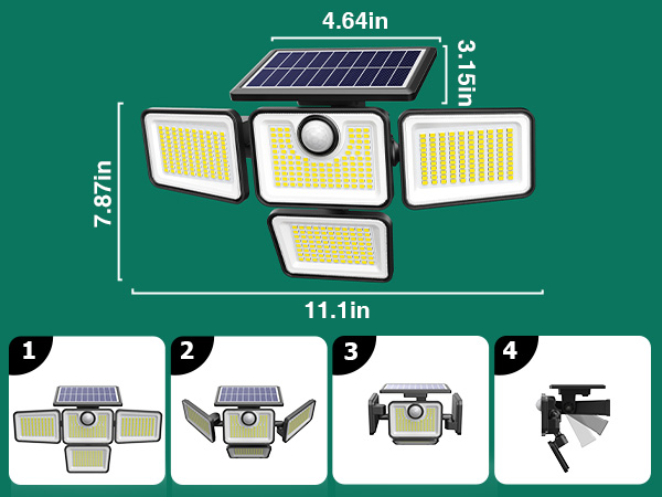 adjustable solar lights