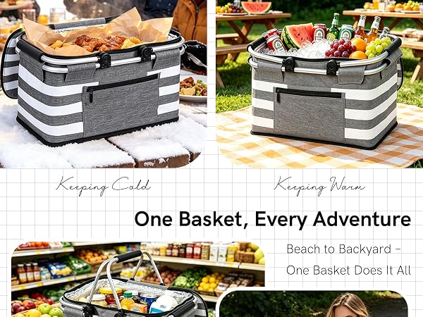 Insulated Picnic Basket