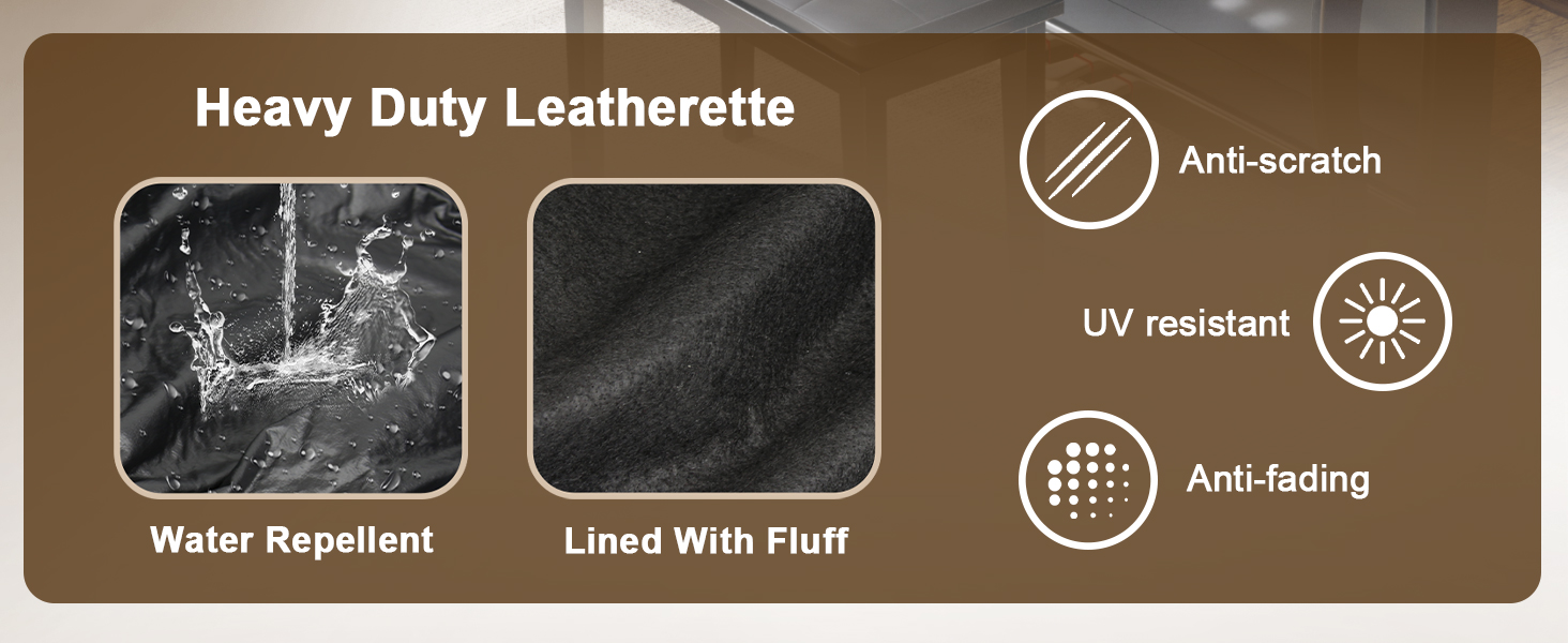 Heavy Duty Leatherette material piano cover