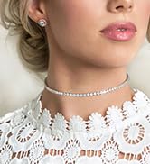 tennis necklaces for women white gold