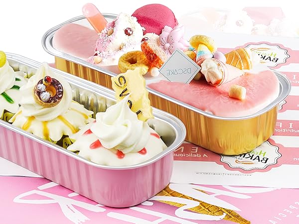 Aluminum Mini Loaf Pans with Lids