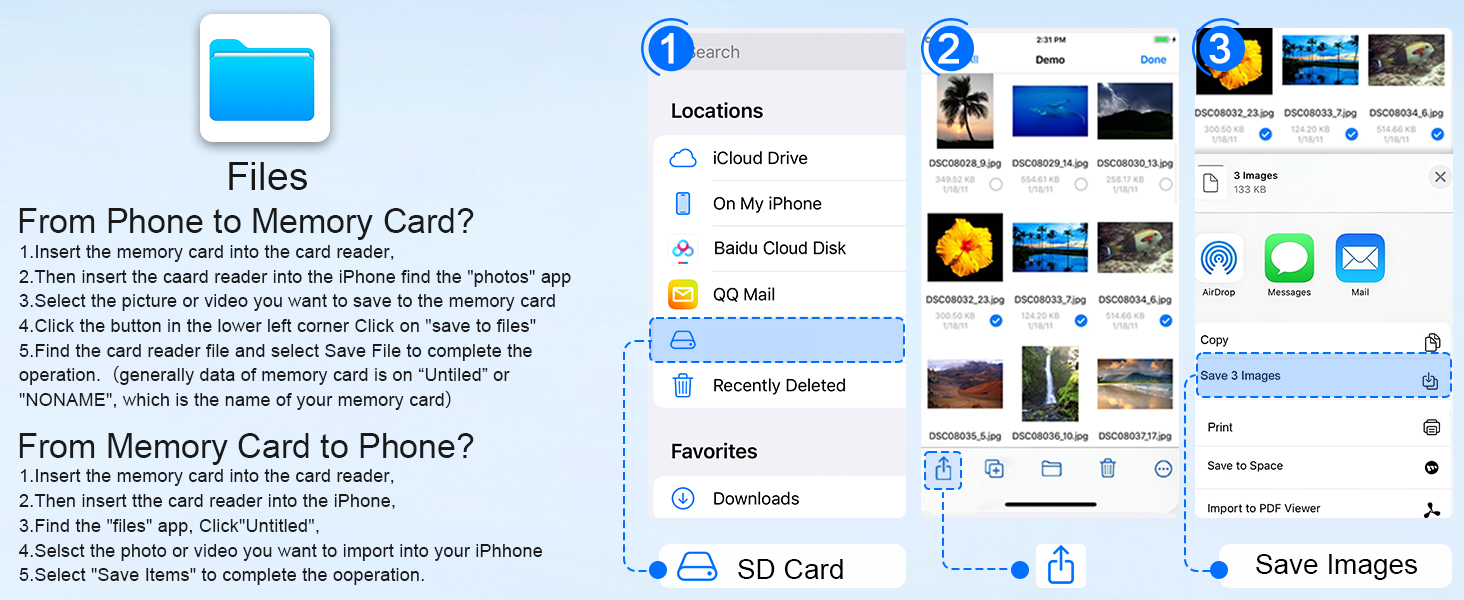 sd card reader for iphone