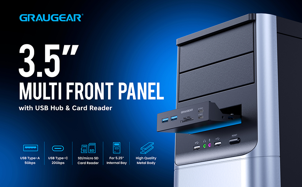 What is the purpose of a media card reader?