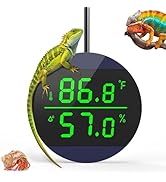 QZQ Reptile Thermometer and Humidity Gauge, LED Digital Thermometer Hydrometer, Reptile Tank Acce...