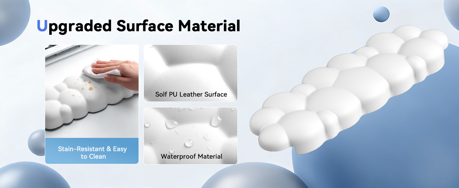 PU leather surface