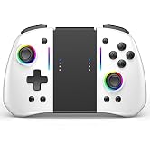 RREAKA Controller for Switch 1/ OLED/Lite, Split Design, Wireless Pro Controller with TURBO funct...