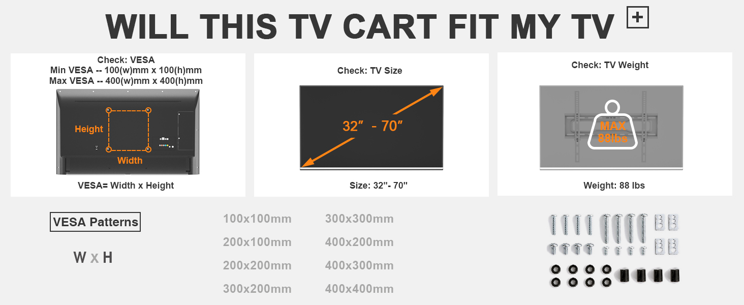 Rolling TV Stand