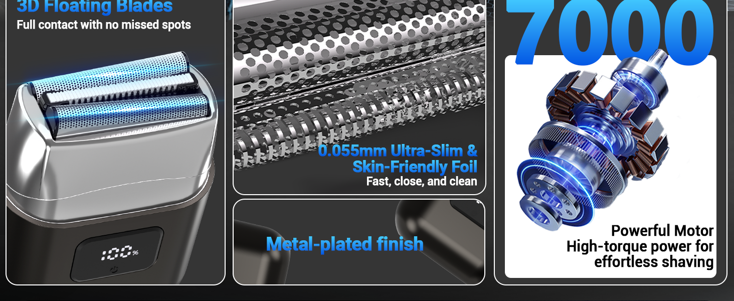 portable electric shaver