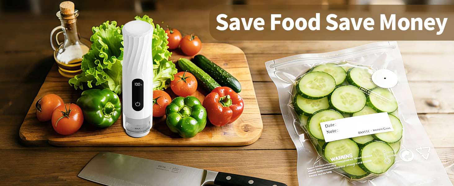 handheld vacuum sealer for food