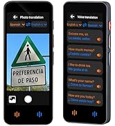 Language Translator Device - 2025 Instant Translator No Wifi Needed, Two Way Real-Time Voice Tran...
