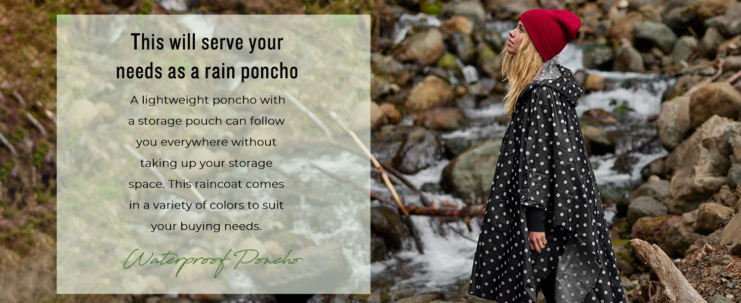 lightweight men waterproof poncho