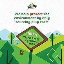 We help protect the environment by only sourcing pulp from 100% third party certified lands