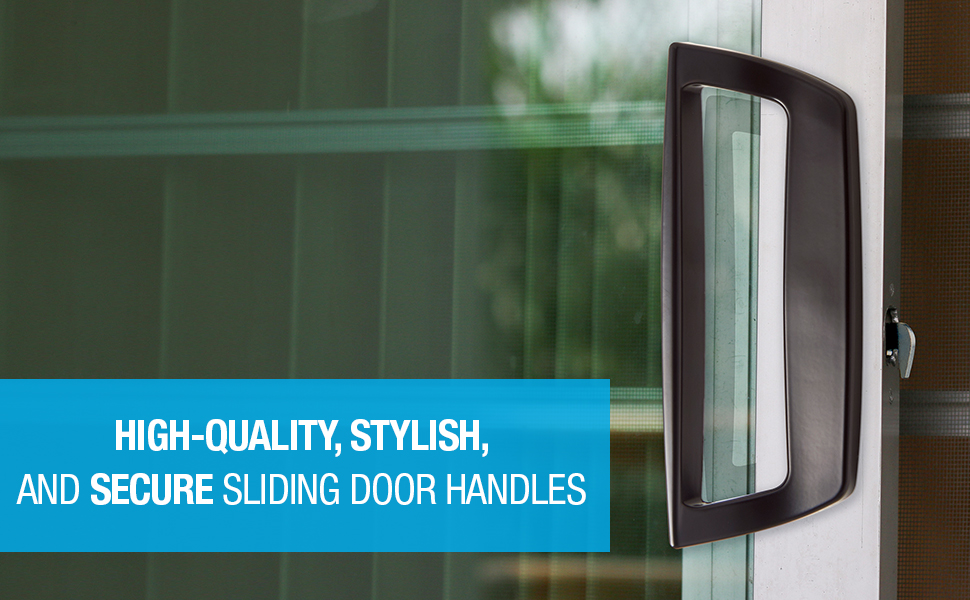 high quality, stylish, and secure patio door handles