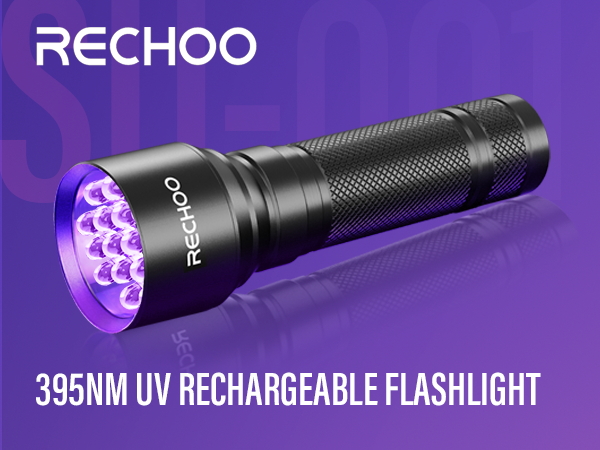 uv rechargeable flashlight