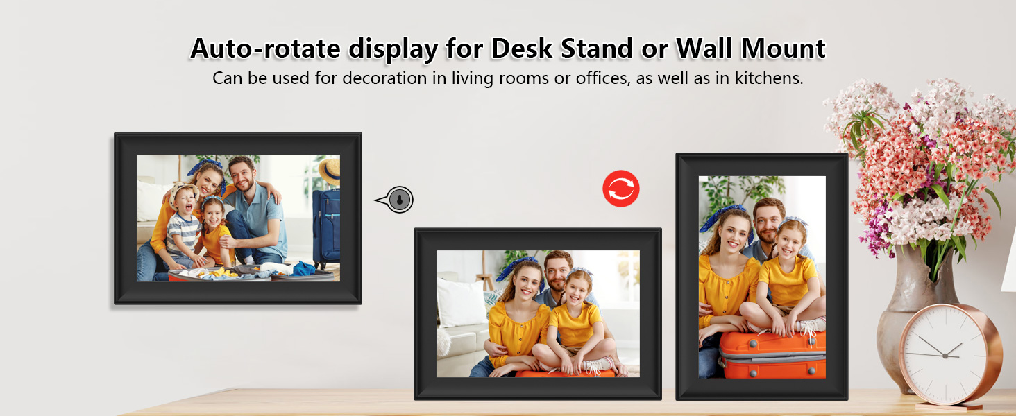 10.1 inch digital photo frame