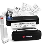 Phomemo Portable Printers Wireless for Travel Upgraded, M834 Bluetooth Thermal Printer 8.5" x 11"...
