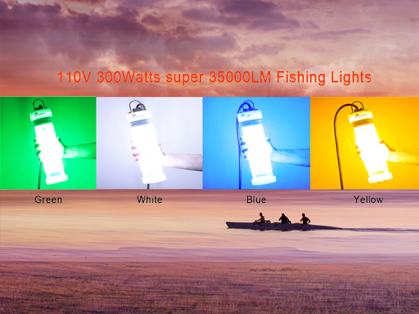110V 300W Underwater Fishing Lights