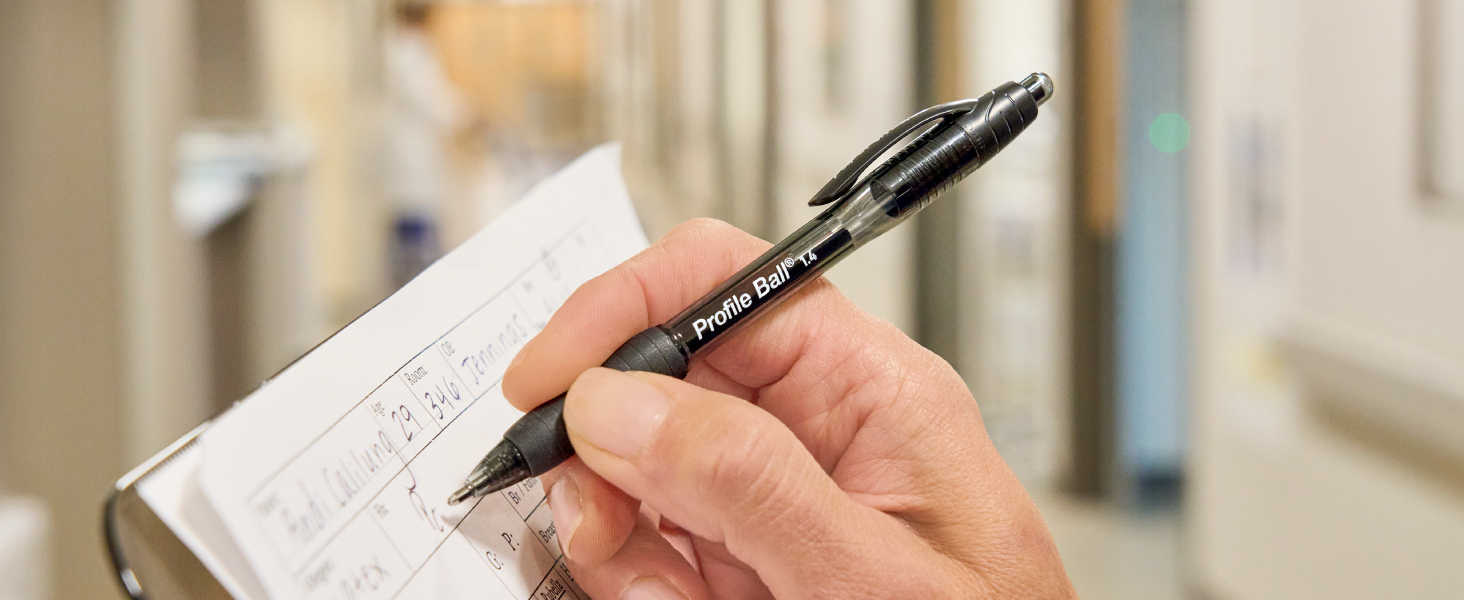 paper mate profile ballpoint pen black office school work student teacher school supplies form taxes