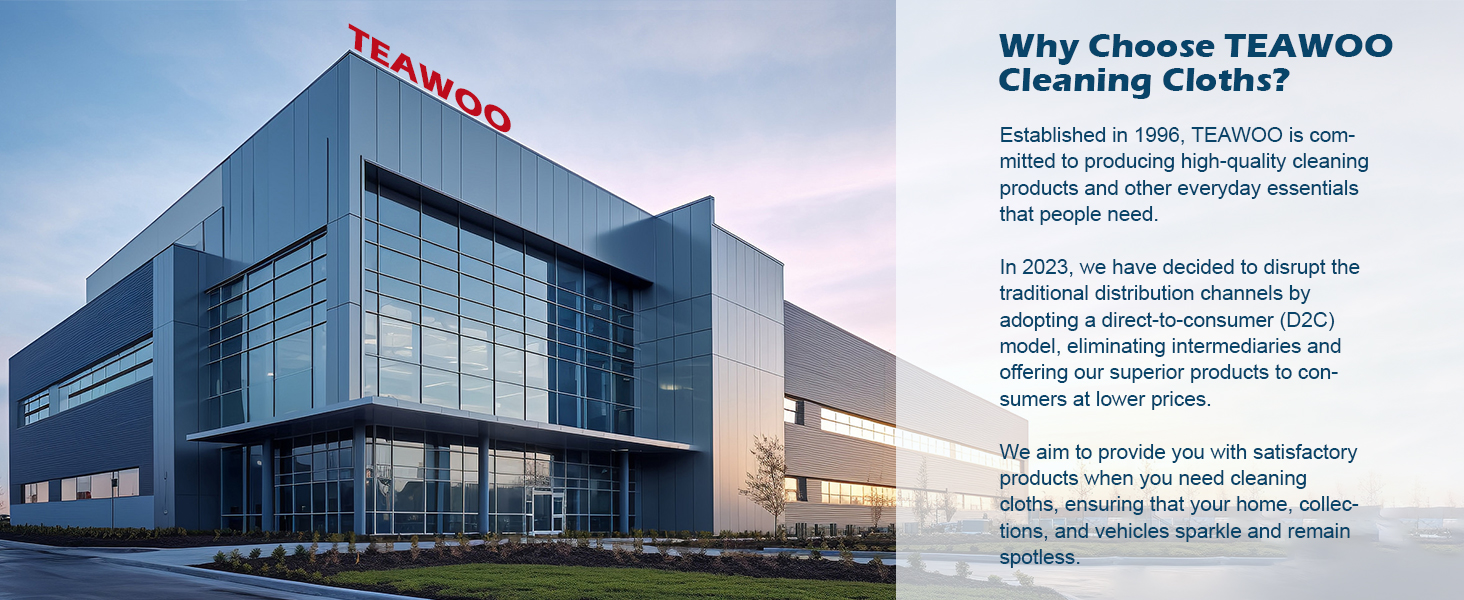 Why Choose TEAWOO Cleaning Cloths