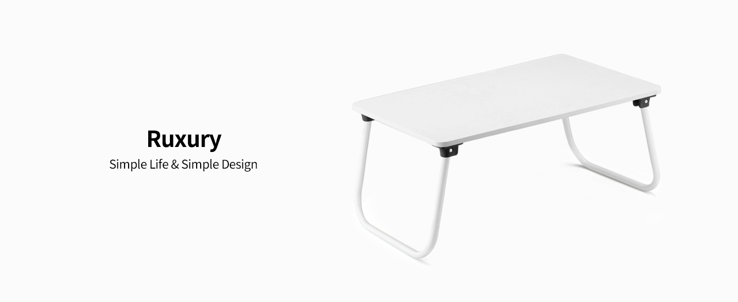 Ruxury Folding Lap Desk Laptop Stand Bed Desk Table Tray