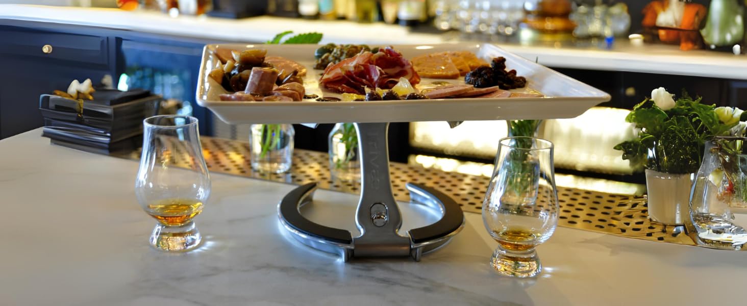 Serving and display stand, pizza stand, buffet server, cake stand