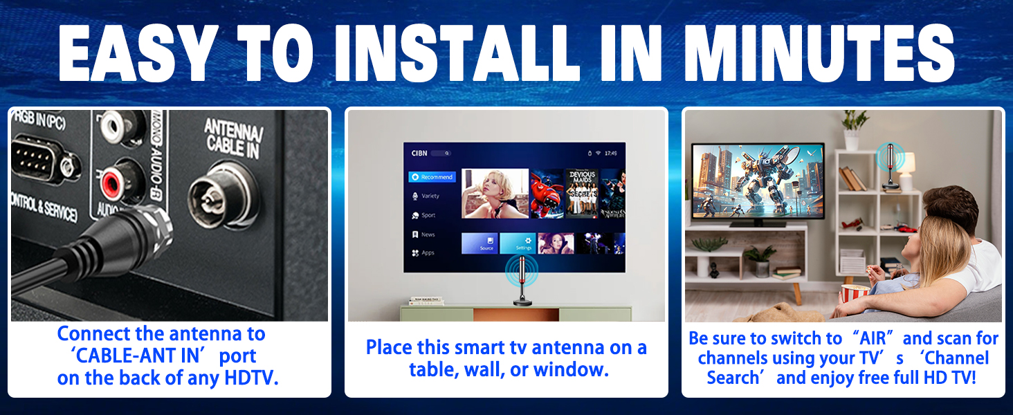 digital antenna for smart tv indoor