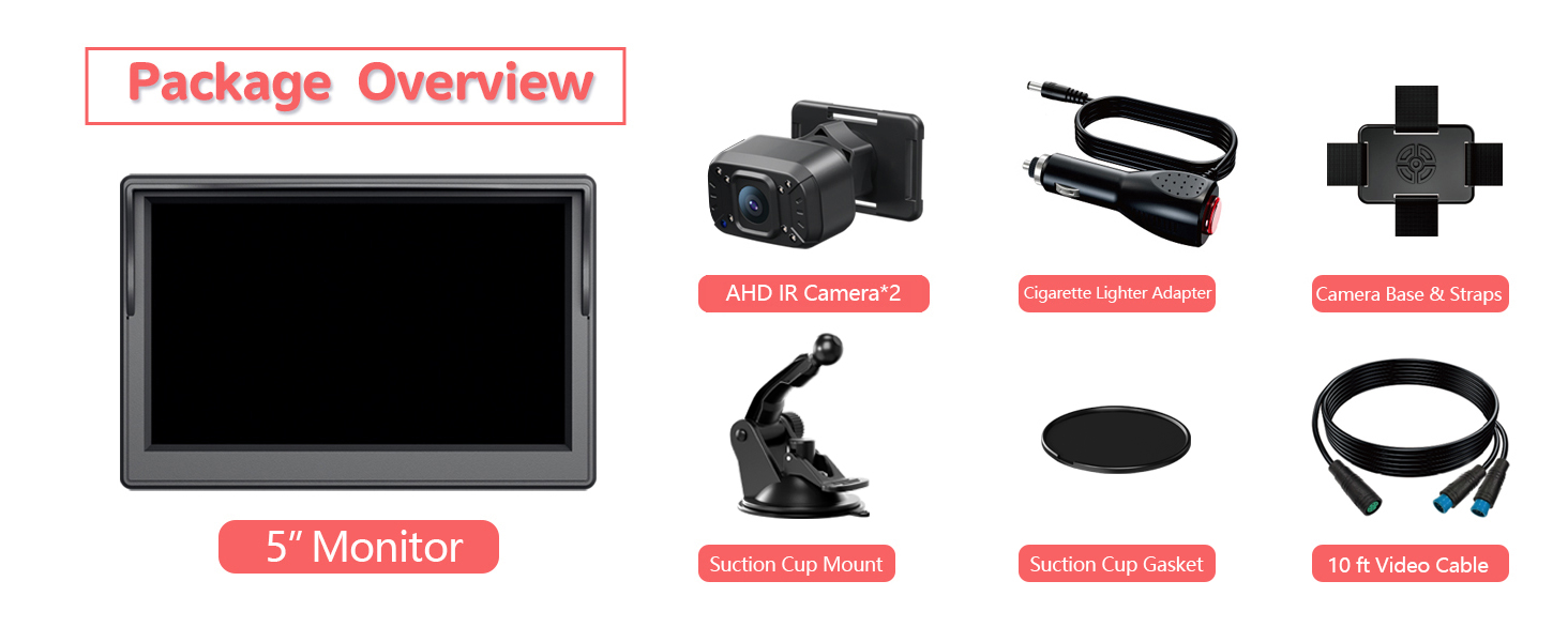 dual baby car camera