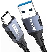 CLAVOOP Android Auto USB Cable 1.5ft, Car Carplay Cord Short, 10Gbps USB3.2 Type C Data Transfer ...