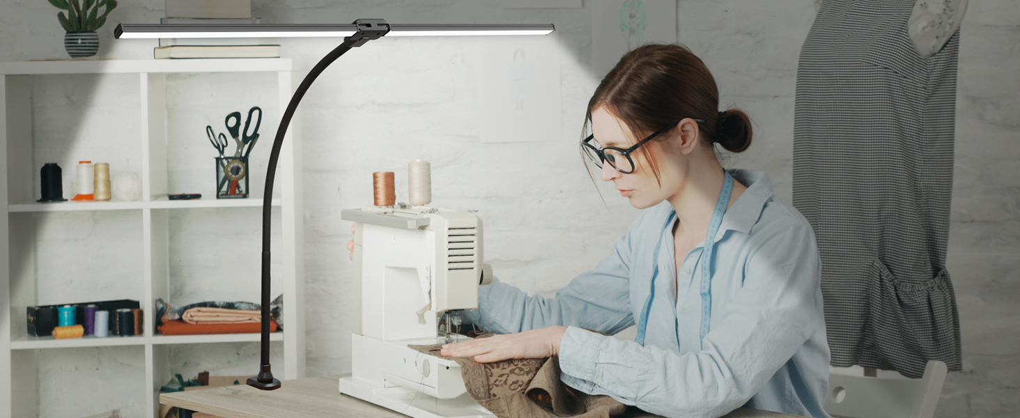 computer monitor light clip on desk lamp sewing crafting