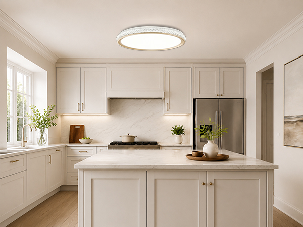 LED Flush Mount Ceiling Light Fixture 38W Dimmable LED 5CCT Modern for Kitchen Kitchen Living Room