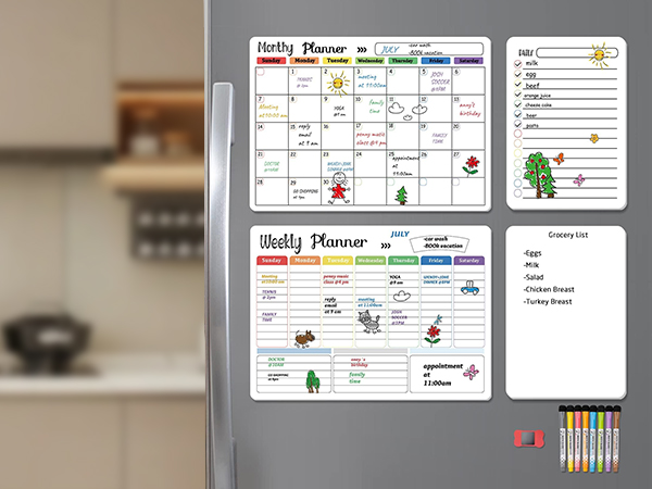 Dry Erase Boards Set