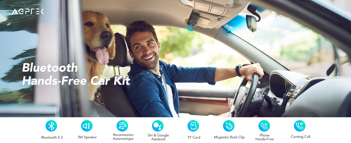 Bluetooth 5.3 Car Speaker