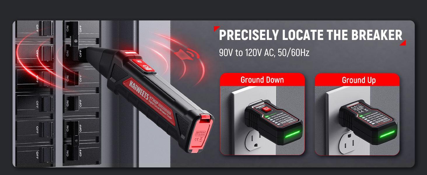 precisely locate the breaker