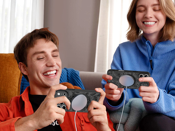 Magnetic Case for iPhone 17 Pro Max Slim Matte Black