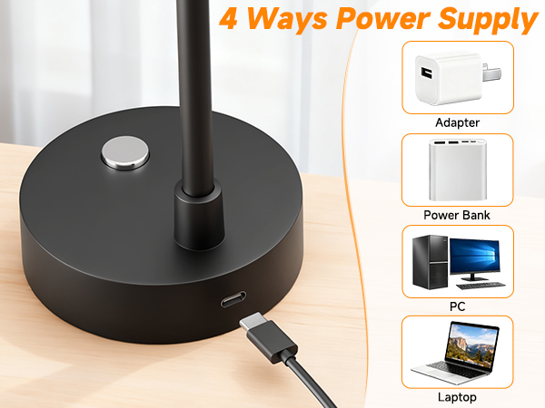 Desk Lamp with USB Charging Port